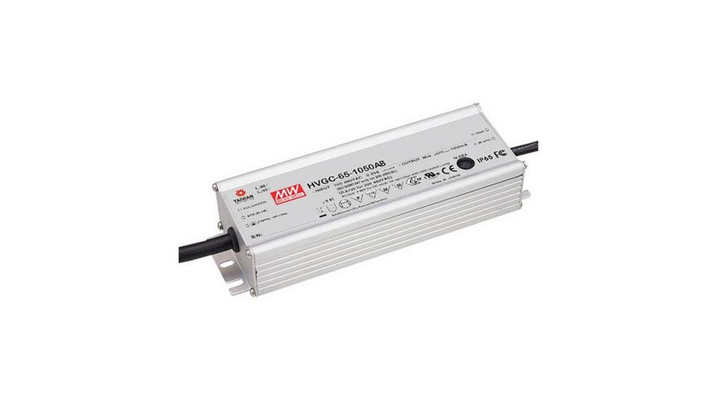 HVG-65-54A MEAN WELL - Alimentador: de impulsos | LED; 65,3W; 54VDC; 0